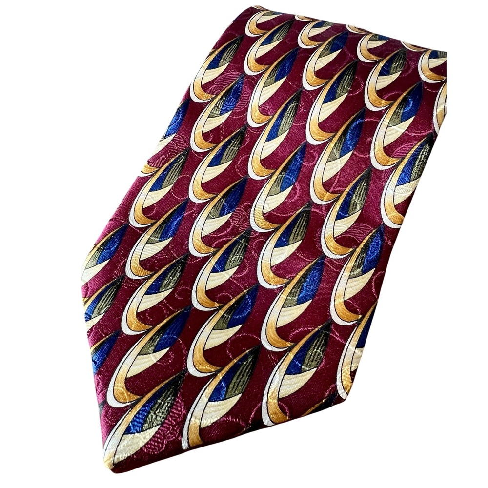 Rooster Men's Necktie Multicolor‎ Pattern 100% Silk Handmade